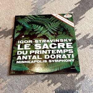 Igor Stravinsky Le Sacre Du Printers Antal Dora to Minneapolis symphony record